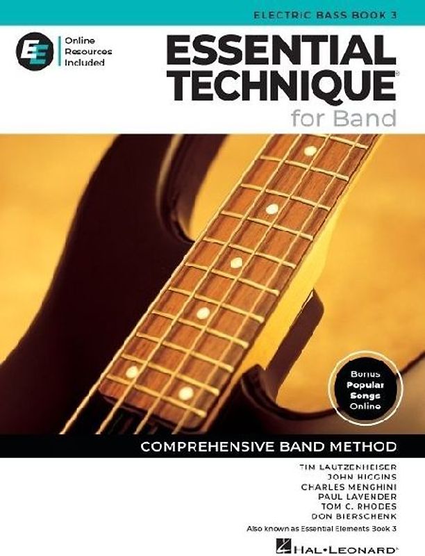 Essential Technique for Band - Electric Bass Book 3 with Online Resources