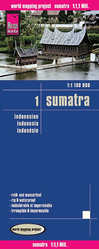 Reise Know-How Landkarte Sumatra (1:1.100.000) - Indonesien 1