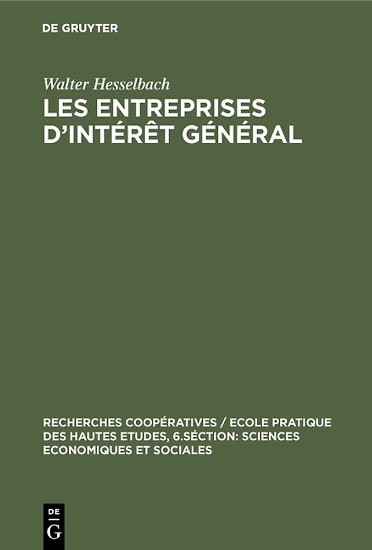 Les entreprises d’intérêt général