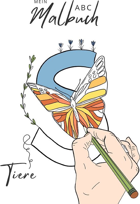 Mein Malbuch ABC der Tiere