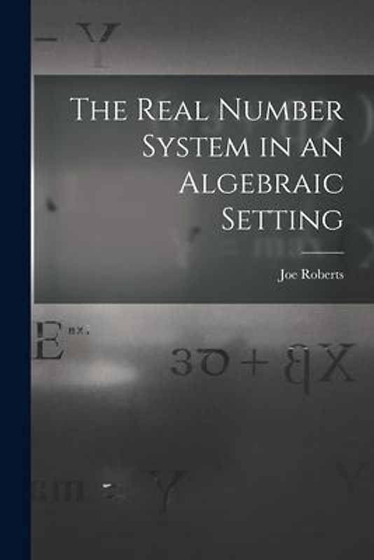 The Real Number System in an Algebraic Setting