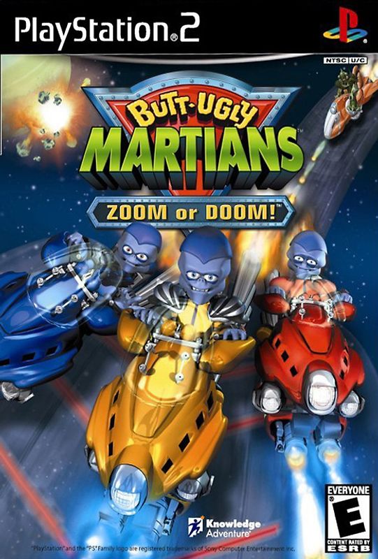 Butt Ugly Martians Zoom or Doom PlayStation 2