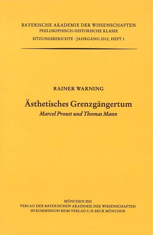 Ästhetisches Grenzgängertum
