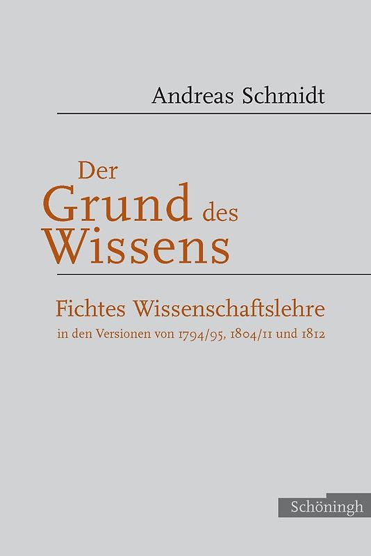 Der Grund des Wissens