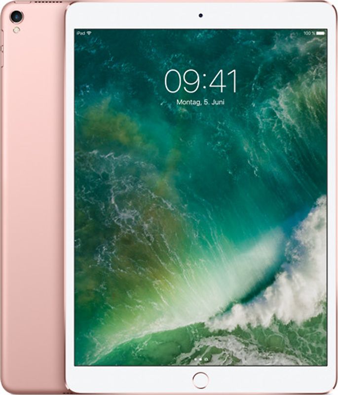 Apple iPad Pro 10,5" 512 Go [Wi-Fi + Cellulaire, modèle 2017] or rose