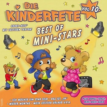 Kinderlieder - Die Kinderfete Vol.10 Best of Mini Stars