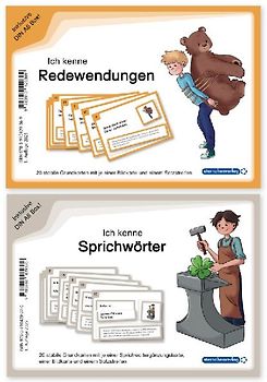 Ich kenne Redewendungen und Sprichwörter im Set