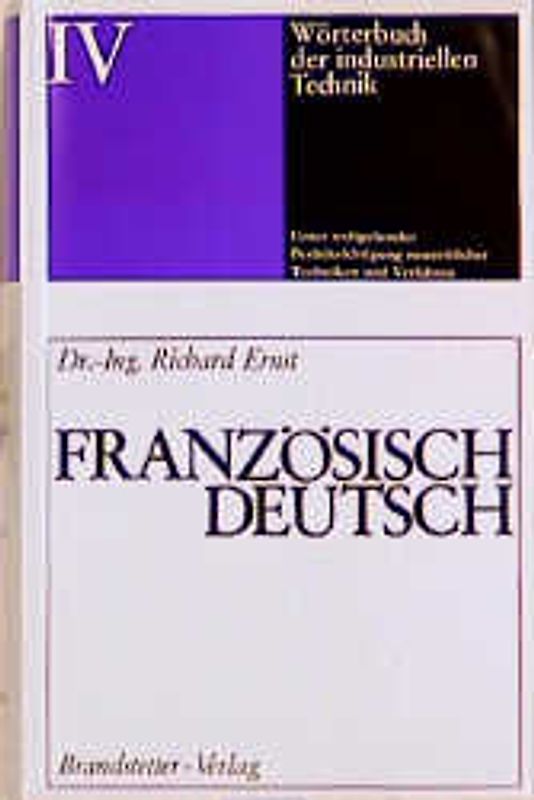Wörterbuch der industriellen Technik