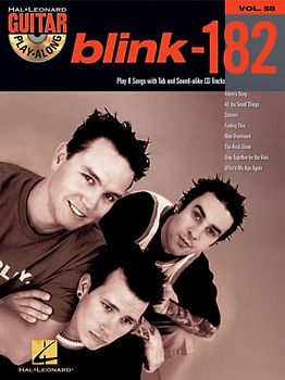 Blink-182: Guitar Play-Along Volume 58 [With CD]