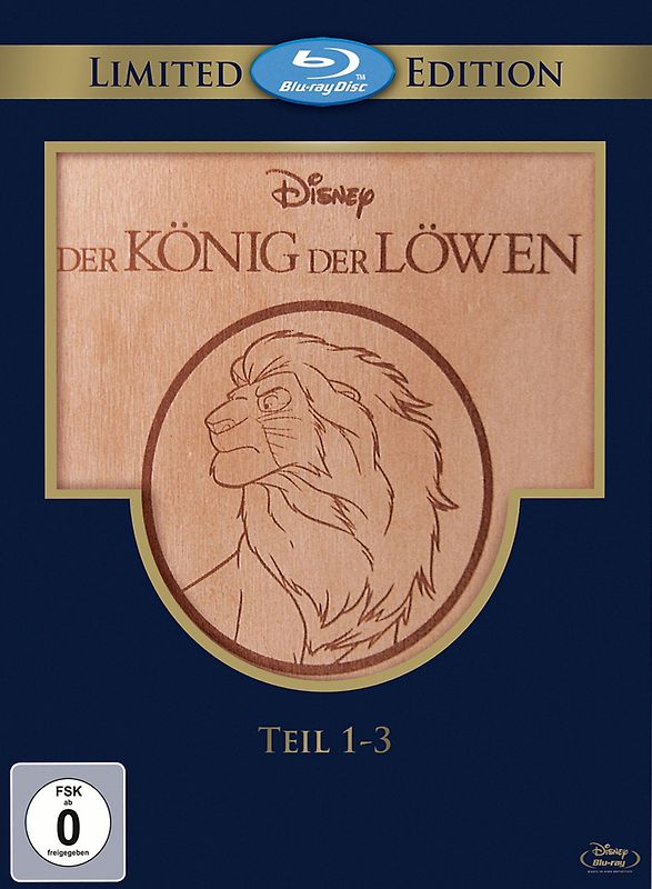 Der König der Löwen: Teil 1 - 3 [Limited Edition] Blu-ray Disc