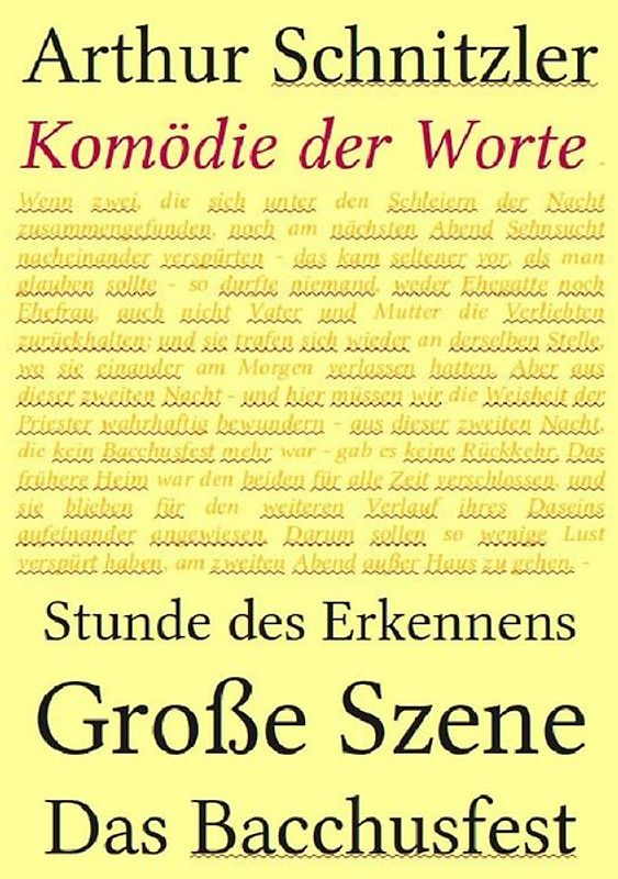 Komödie der Worte