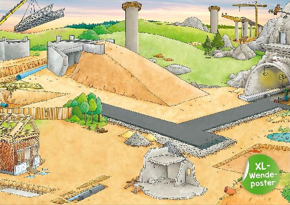 Mein XL Sticker-Poster Baustelle
