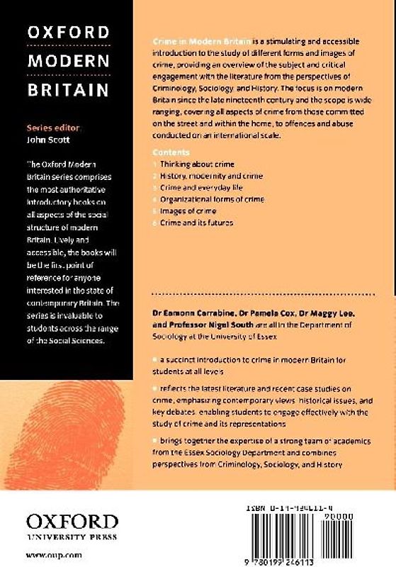 Crime in Modern Britain