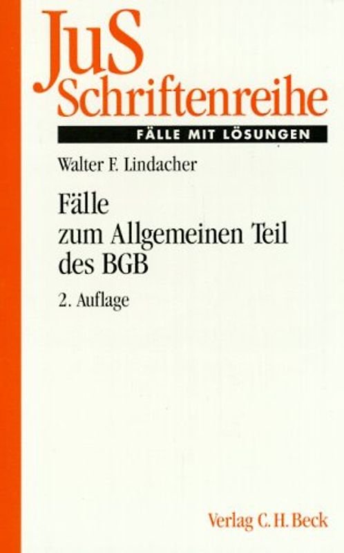 Fälle zum Allgemeinen Teil des BGB