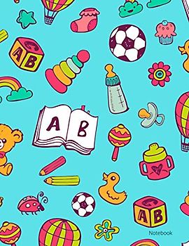 Notebook: Zeszyt do rysowania i pisania dla dzieci,80 Stron, Czysty zeszyt A4, Duży format, Wysokiej jakości papier, Idealny do praktykowania pisania dla najmłodszych,