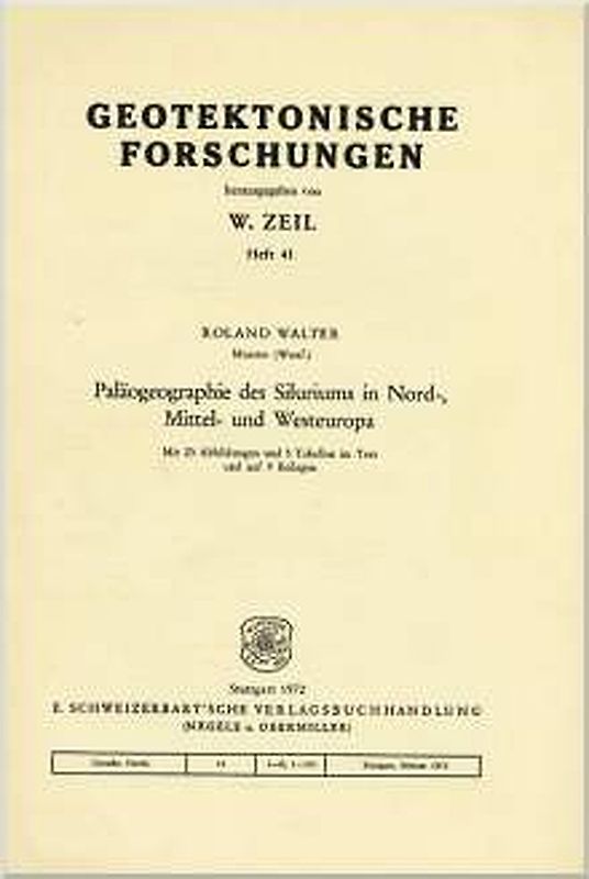 Paläogeographie des Siluriums in Nord-, Mittel- und Westeuropa