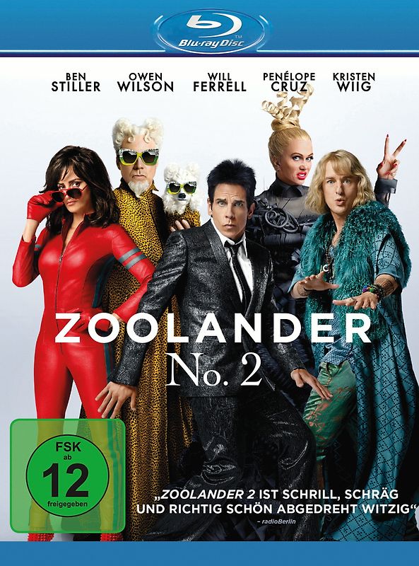 Zoolander No. 2 Blu-ray Disc