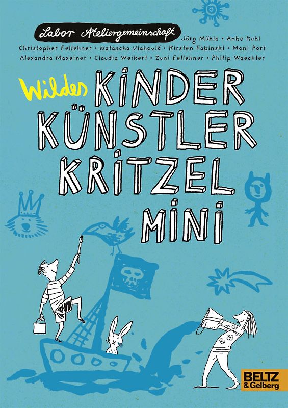 Wildes Kinder Künstler Kritzelmini