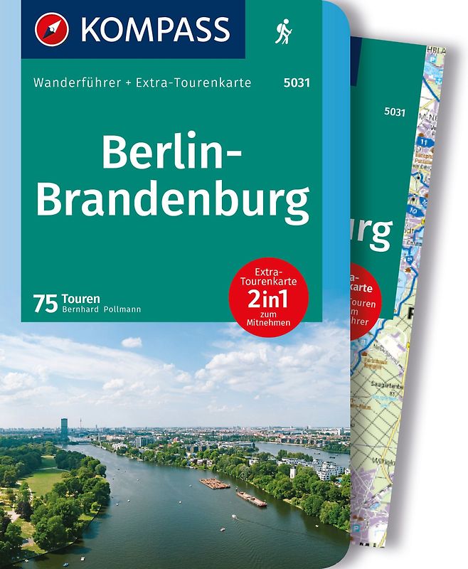 KOMPASS Wanderführer Berlin-Brandenburg, 75 Touren mit Extra-Tourenkarte