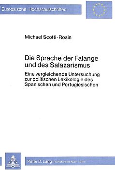 SPRACHE DER FALANGE UND D. SALAZARISMUS