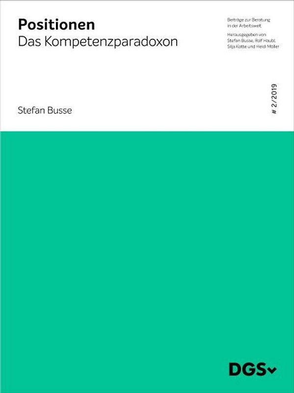 Das Kompetenzparadoxon