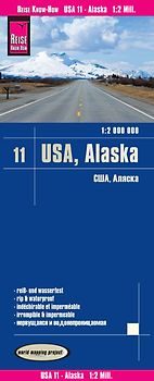 Reise Know-How Landkarte USA 11, Alaska (1:2.000.000)
