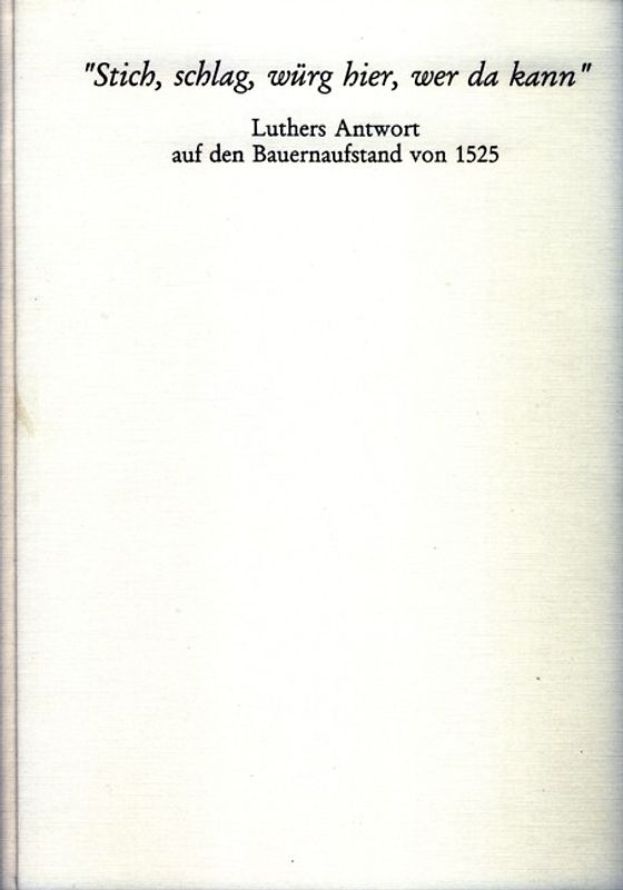 Stich! Schlag! Würg!