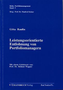 Leistungsorientierte Entlohnung von Portfoliomanagern