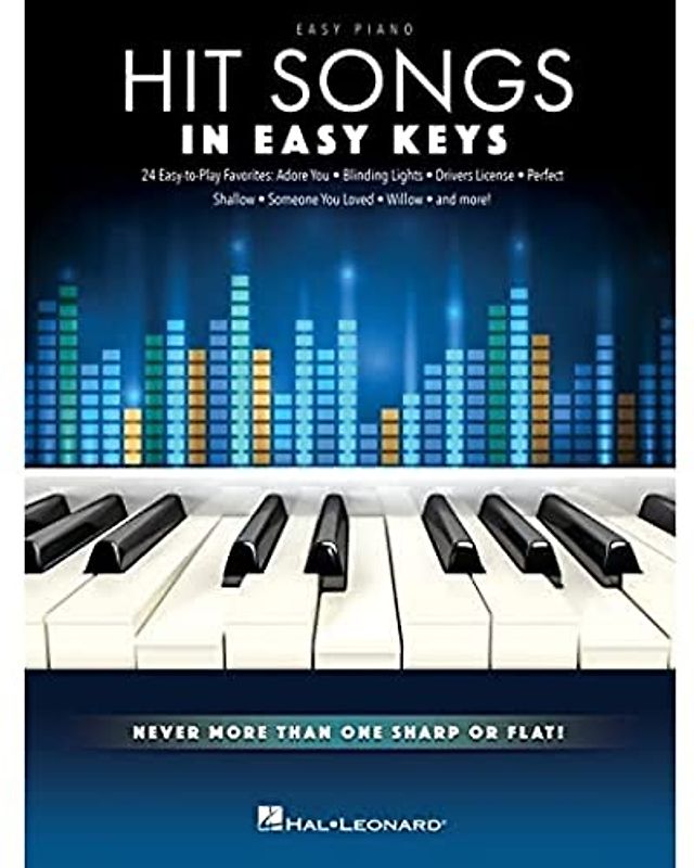 Hit Songs - In Easy Keys - Never More Than One Sharp or Flat!