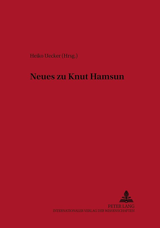 Neues zu Knut Hamsun