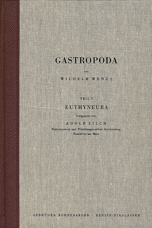 Handbuch der Paläozoologie / Gastropoda / Euthyneura