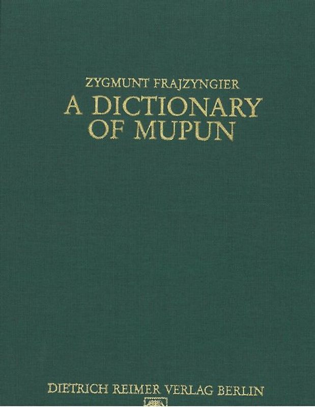A Dictionary of Mupun