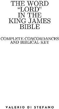 The Word "Lord" in the King James Bible