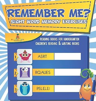 Remember Me? Sight Word Memory Exercises - Reading Books for Kindergarten | Children's Reading & Writing Books