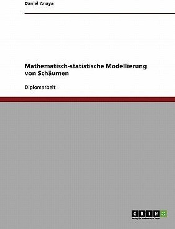 Mathematisch-statistische Modellierung von Schäumen