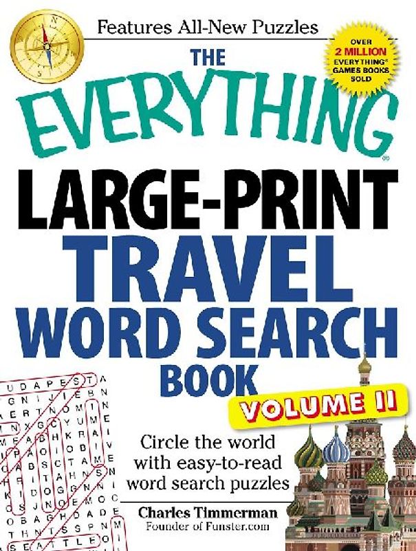 The Everything Large-Print Travel Word Search Book, Volume II
