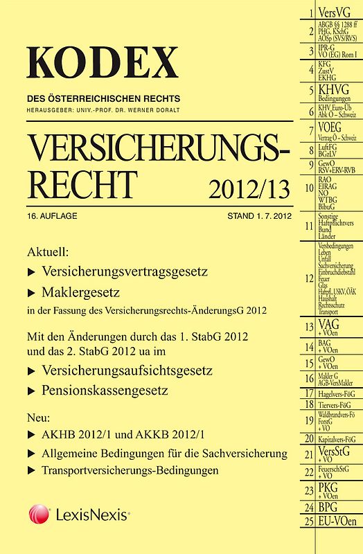 KODEX Versicherungsrecht