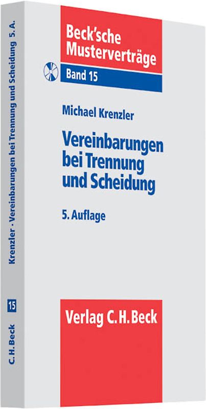 Vereinbarungen bei Trennung und Scheidung