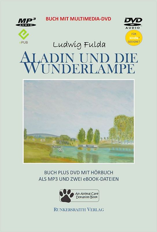 Aladin und die Wunderlampe - Taschenbuch mit Multimedia DVD mit MP3-Hörbuch und zwei eBook-Dateien