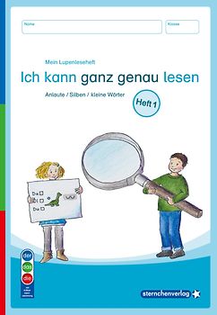 Mein Lupenleseheft 1 - Ich kann ganz genau lesen - Ausgabe mit Artikelkennzeichnung (DaZ)