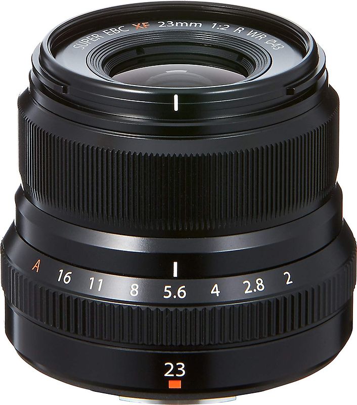 Fujifilm Fujinon XF 23 mm F2.0 R WR 43 mm Filtergewinde (Fujifilm XF Anschluss) schwarz