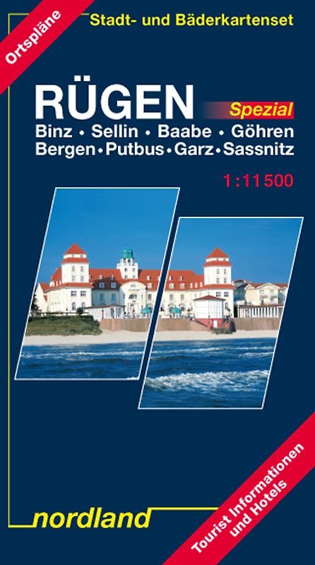 Rügen, Stadt- und Bäderkartenset