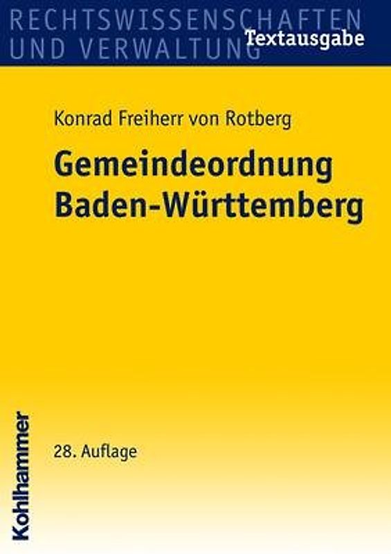Gemeindeordnung Baden-Württemberg