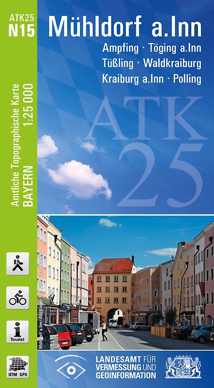 ATK25-N15 Mühldorf a.Inn (Amtliche Topographische Karte 1:25000)
