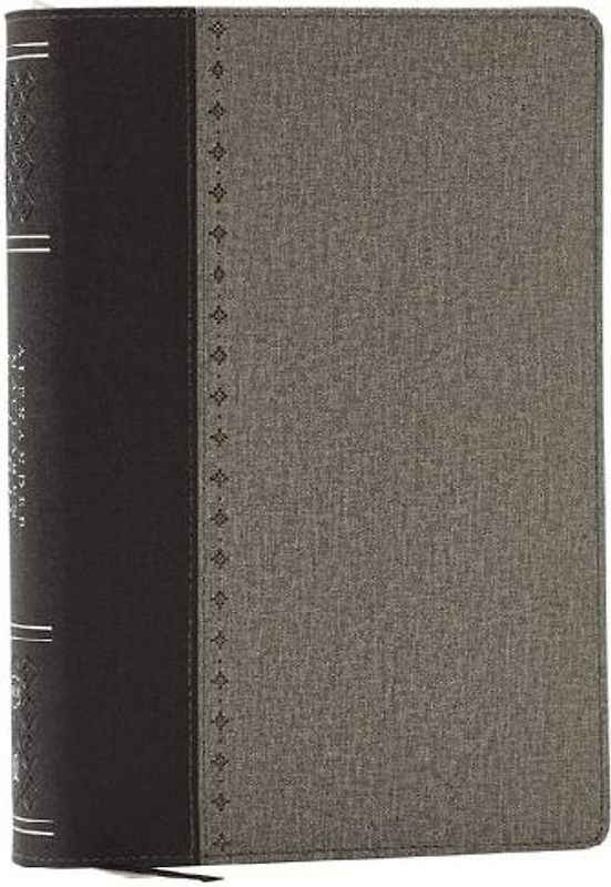 Alexander Maclaren Study Bible: Encouragement and Insights for a Christ-Centered Life (NKJV, Black/Gray Leathersoft, Comfort Print, Thumb Indexed)