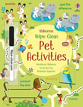 Wipe-Clean Pet Activities