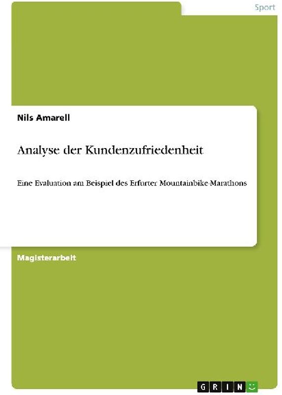 Analyse der Kundenzufriedenheit