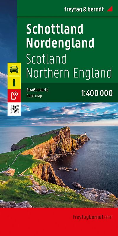 freytag & berndt Straßenkarte Schottland - Nordengland 1:400.000