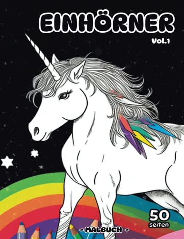 Einhörner: Malbuch (Malbücher, Band 5)