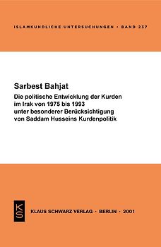 Die politische Entwicklung der Kurden im Irak von 1975 bis 1993 unter besonderer Berücksichtigung von Saddam Husseins Kurdenpolitik